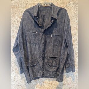 Button Down Denim Inspired Shirt